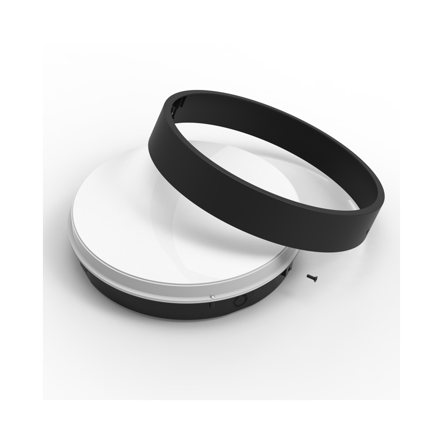 Plafonnier extérieur MARTIN LED/15W/230V 3000/4000K d. 30 cm IP65 noir