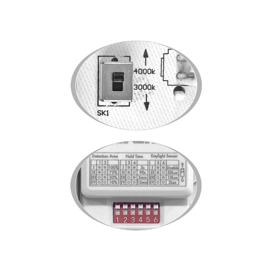 LED-Deckenleuchte für Außenbereiche mit Sensor MARTIN LED/15W/230V 3000/4000K d 30 cm IP65 weiß