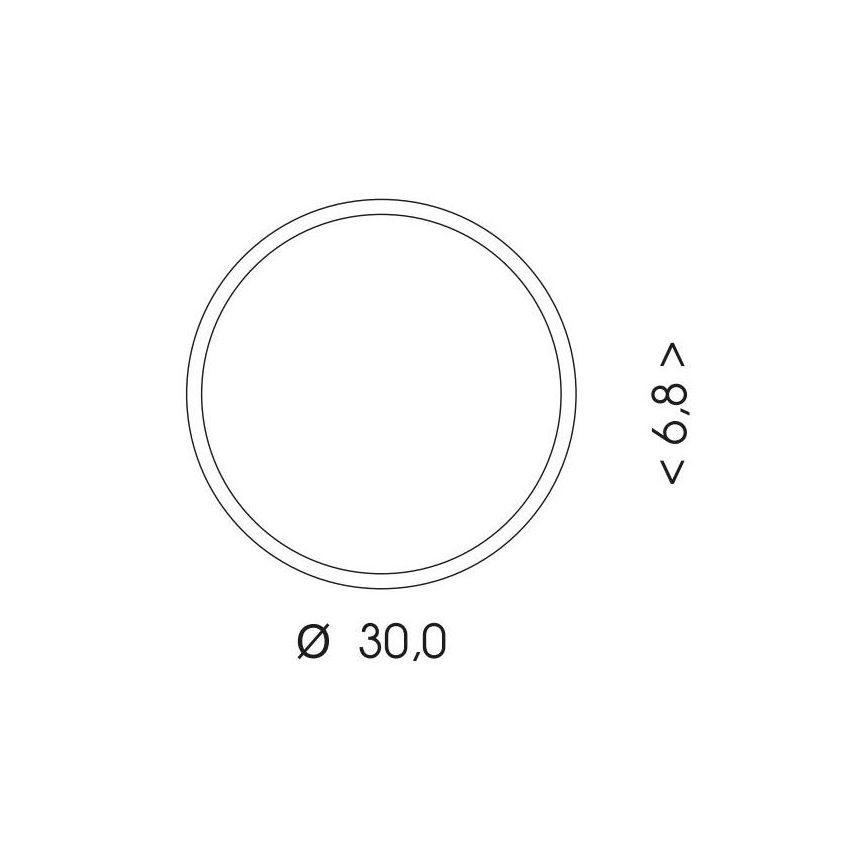 Plafonnier extérieur avec détecteur MARTIN LED/15W/230V 3000/4000K d. 30 cm IP65 noir