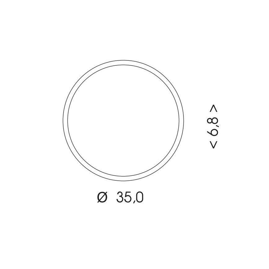 Plafonnier extérieur avec détecteur MARTIN LED/25W/230V 3000/4000K d. 35 cm IP65 noir