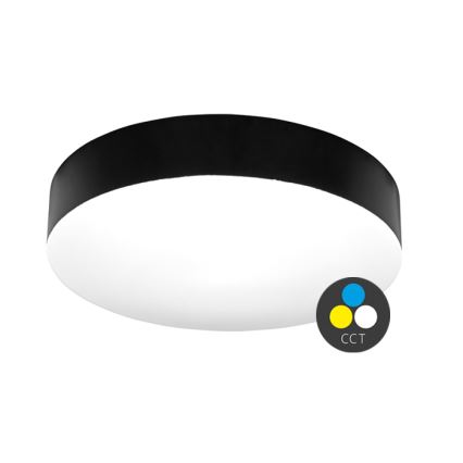 Plafoniera LED da bagno MAKARON LED/24W/230V 3000/4000/6000K diametro 30 cm IP44 nero