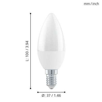 Ampoule LED à intensité modulable E14/6W/230V - STEPDIMMING - Eglo