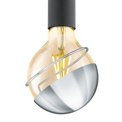 Eglo 11907 - Dekorative Kugelkappe für Leuchtmittel G95 glänzendes Chrom