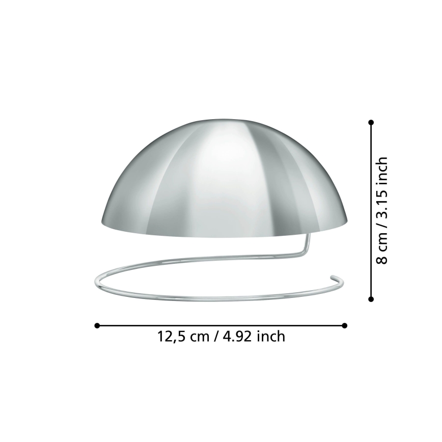 Eglo 11908 -  Calotta sferica decorativa per lampadina G125 cromo lucido