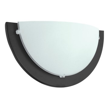 Eglo 181331 - Wandleuchte ICEBERG 1xE27/60W/230V schwarz