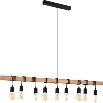 Eglo 182429 - Pendelleuchte TOWNSHEND an Kabel 9xE27/60W/230V