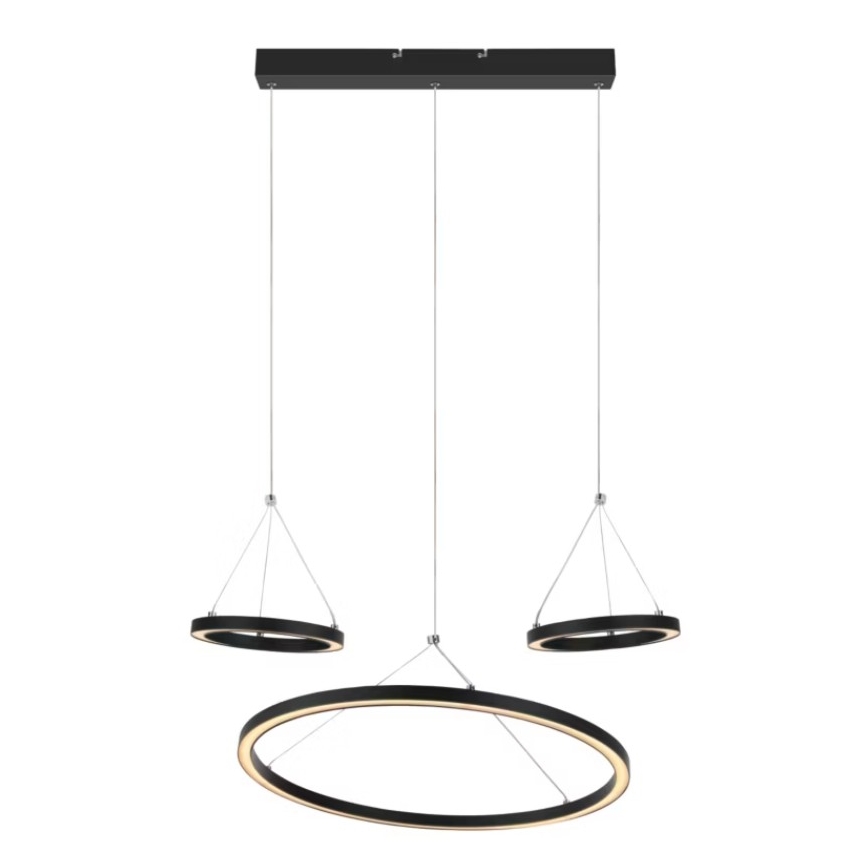 Eglo 183202 - TAPHAO, dimmbare LED-Pendelleuchte an Stahlseil LED/60W/230V