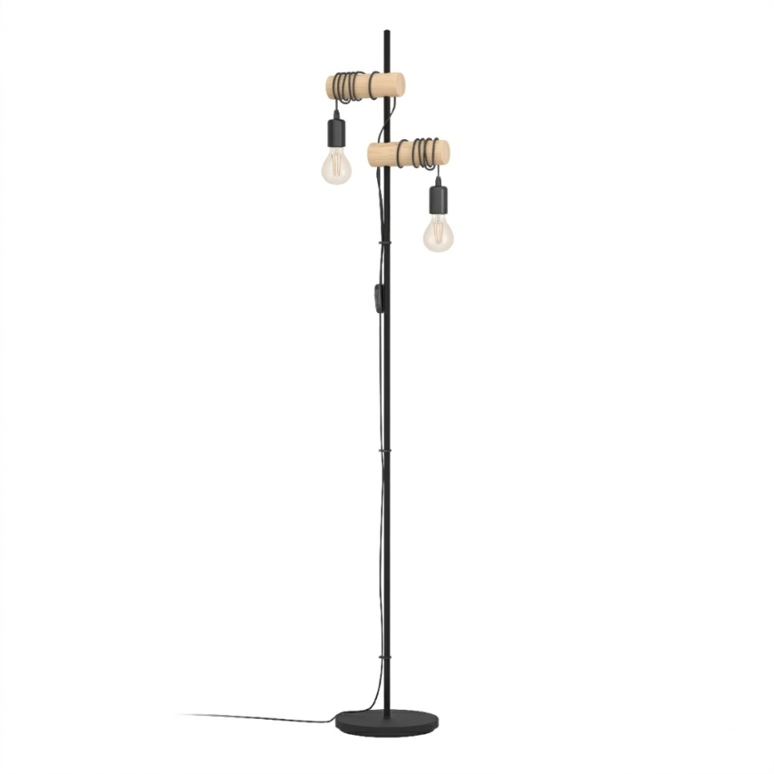 Eglo 183215 - Lampadaire TOWNSHEND 2xE27/10W/230V