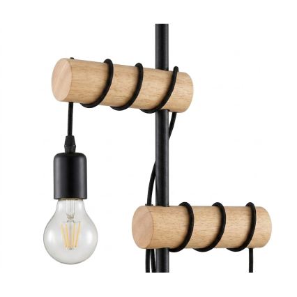 Eglo 183215 - Lampadaire TOWNSHEND 2xE27/10W/230V