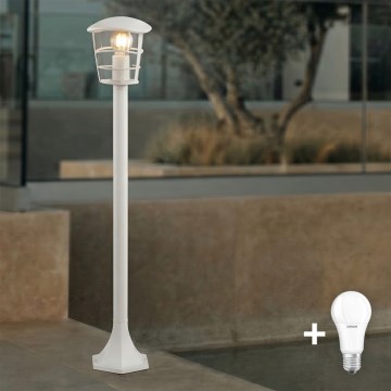 Eglo 18799 - Lampada LED da esterno ALORIA 1x E27/8,5W/230V IP44 bianca