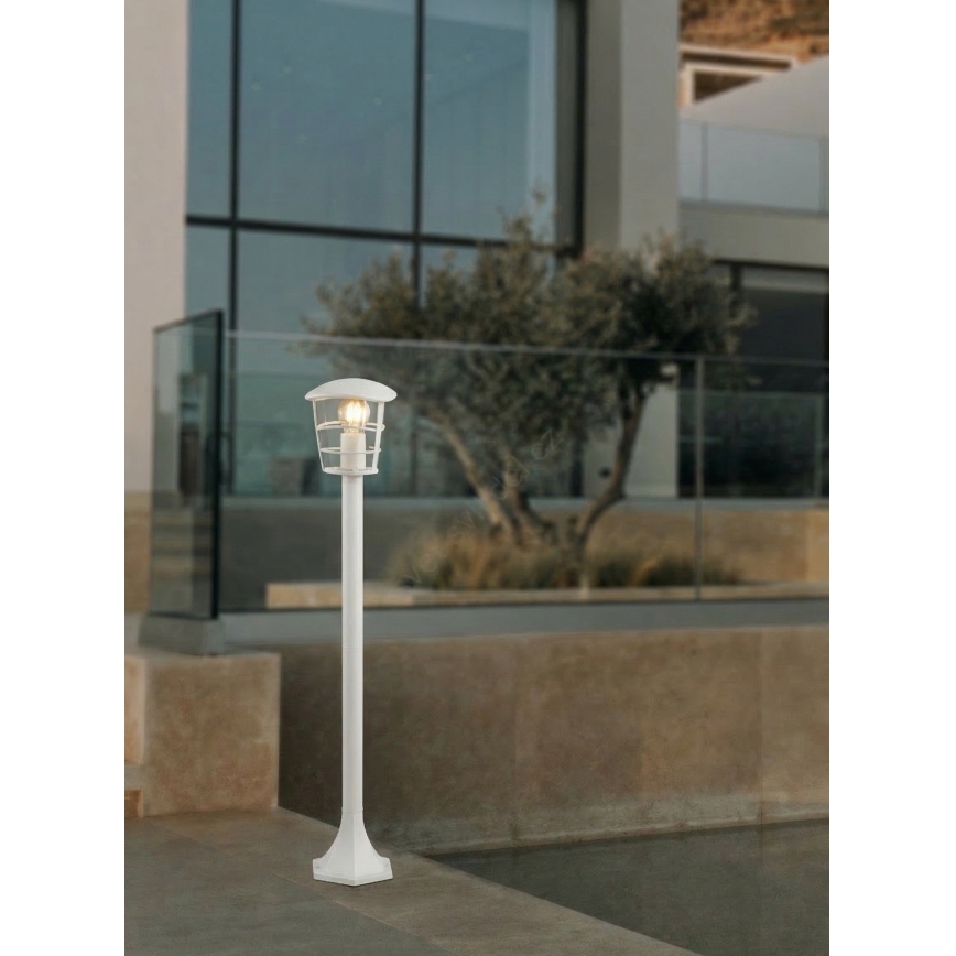 Eglo 18799 - Lampe d'extérieur ALORIA 1xE27/60W/230V IP44 blanche