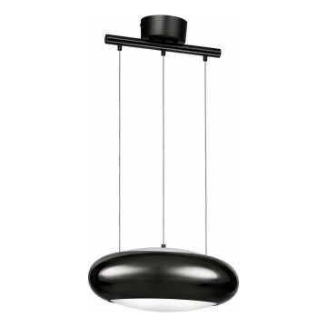 Eglo 18912 - Pendelleuchte an Kabel CARSICO 1xE27/60W/230V schwarz-chrom