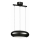 Eglo 18912 - Sospensione su cavo CARSICO 1xE27/60W/230V nero cromato