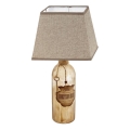 Eglo 202113 - Lampada da tavolo MOJADA 1xE27/40W/230V marrone