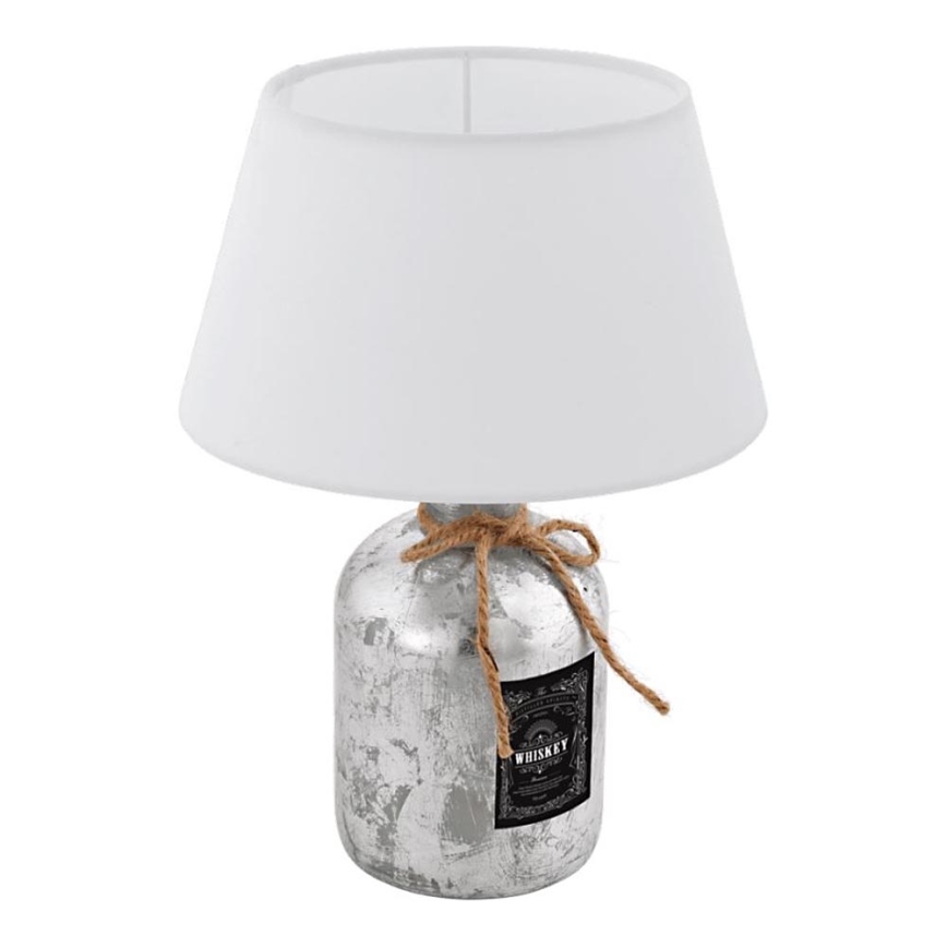 Eglo 202115 - Tischlampe MOJADA 1xE27/40W/230V weiß