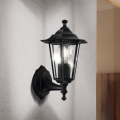 EGLO 22468 - Applique da esterno LATERNA 4 1xE27/60W nero
