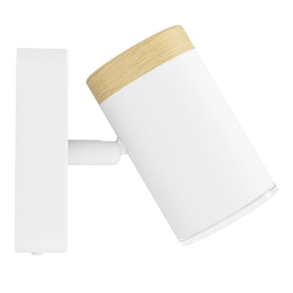 Eglo - Applique da parete a spot per il bagno 1xGU10/3W/230V IP44, bianco/beige