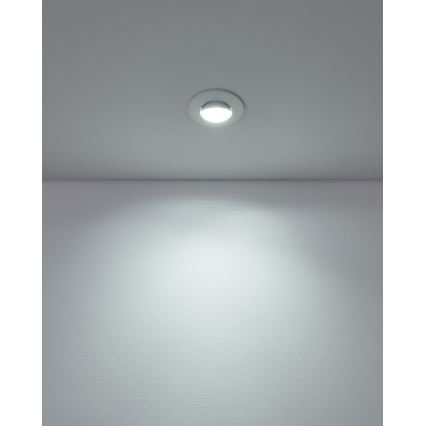 Eglo - Lot de 3 spots encastrables LED/4,9W/230V 2700/4000/6500K Ø 9 cm blanc