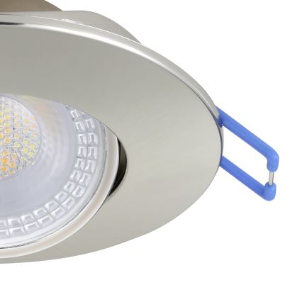 Eglo - Set da 10 faretti da incasso LED, 4,9 W, 230 V, 2700/4000/6500 K, Ø 9 cm, cromo opaco