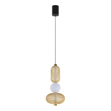Eglo 300477 - Lampada a sospensione dimmerabile a cavo CEGLIE LED/12W/230V 2200-6500K oro + telecomando
