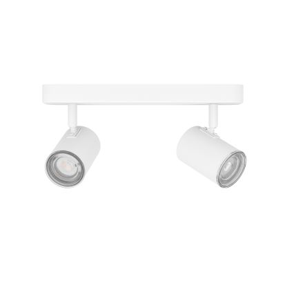 Eglo - Faretto per bagno 2xGU10/5W/230V IP44 bianco