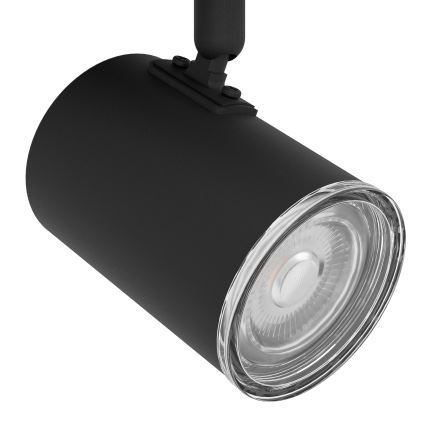 Eglo - Faretto da bagno 2xGU10/5W/230V IP44 nero