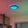 Eglo 300684 - Plafonnier LED RGBW dimmable MALERAMARA-Z LED/14W/230V 2700-6500K Ø 35,7 cm noir/doré + télécommande