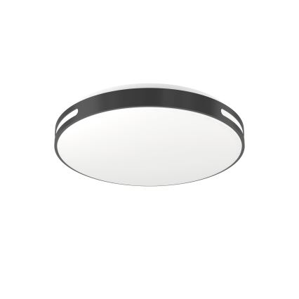 Eglo 300687 - Plafonnier LED RGBW dimmable MONTEGRANARO-Z LED/18,5W/230V 2700-6500K Ø 39,4 cm noir + télécommande