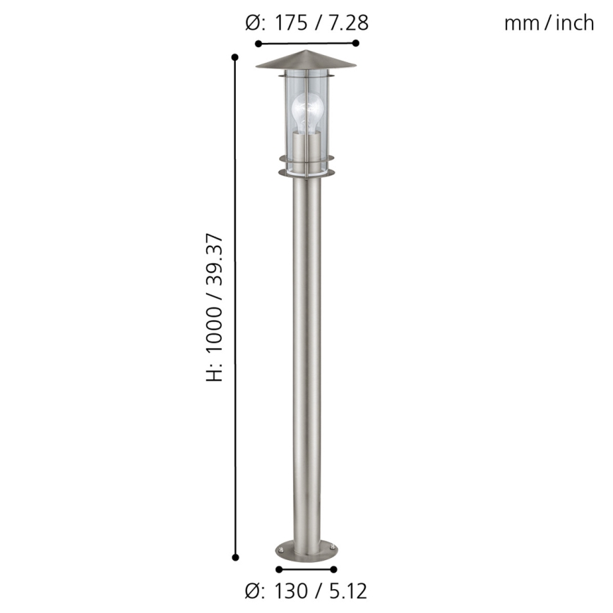 EGLO - Lampada da esterno 1xE27/60W/230V IP44