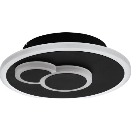 Eglo - Plafonnier LED LED/7,8W/230V d. 20 cm noir