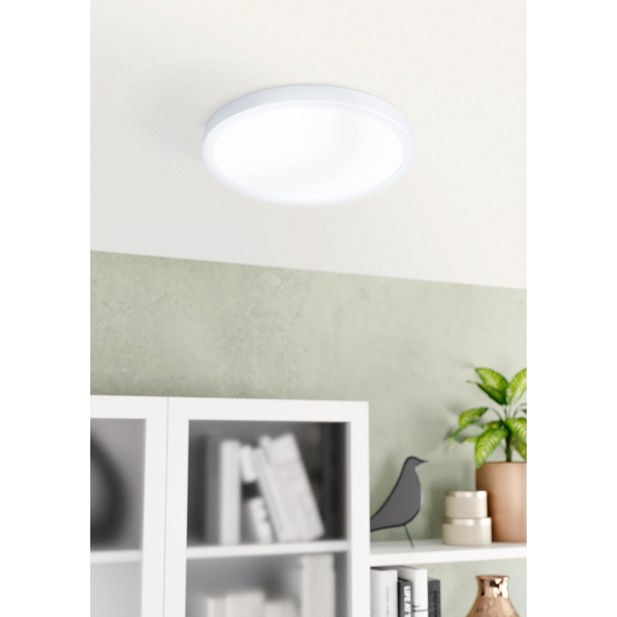 Eglo - Plafoniera da bagno LED/20,5W/230V IP44 bianca Ø 28,5 cm