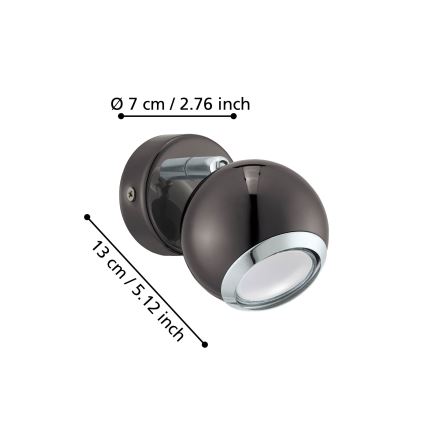 Eglo - Faretto LED 1xGU10/3W/230V
