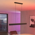 Eglo 31433 - Suspension filaire RGBW à intensité variable ANDREAS-Z LED/38W/230V 2700-6500K noir