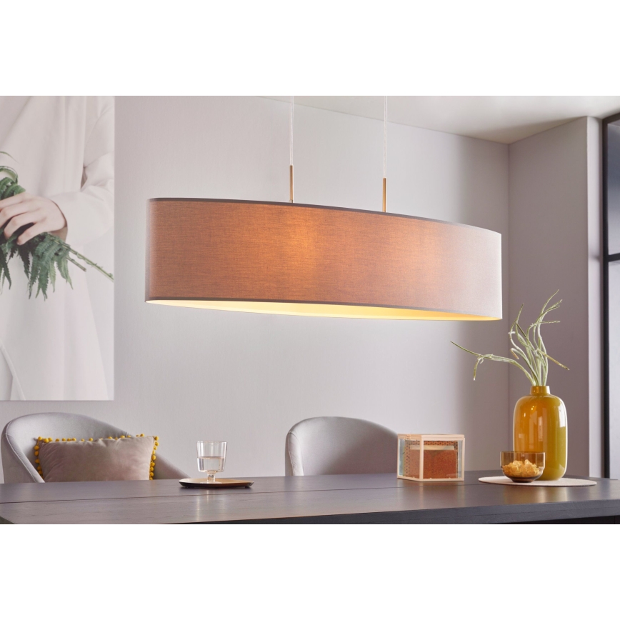Eglo 31587 - Lampadario a sospensione con filo PASTERI 2xE27/60W/230V