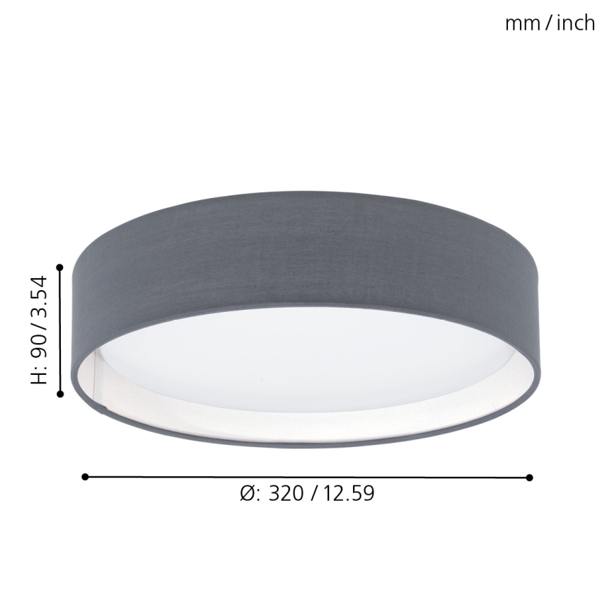 Eglo - Plafonnier 1xLED/12W/230V