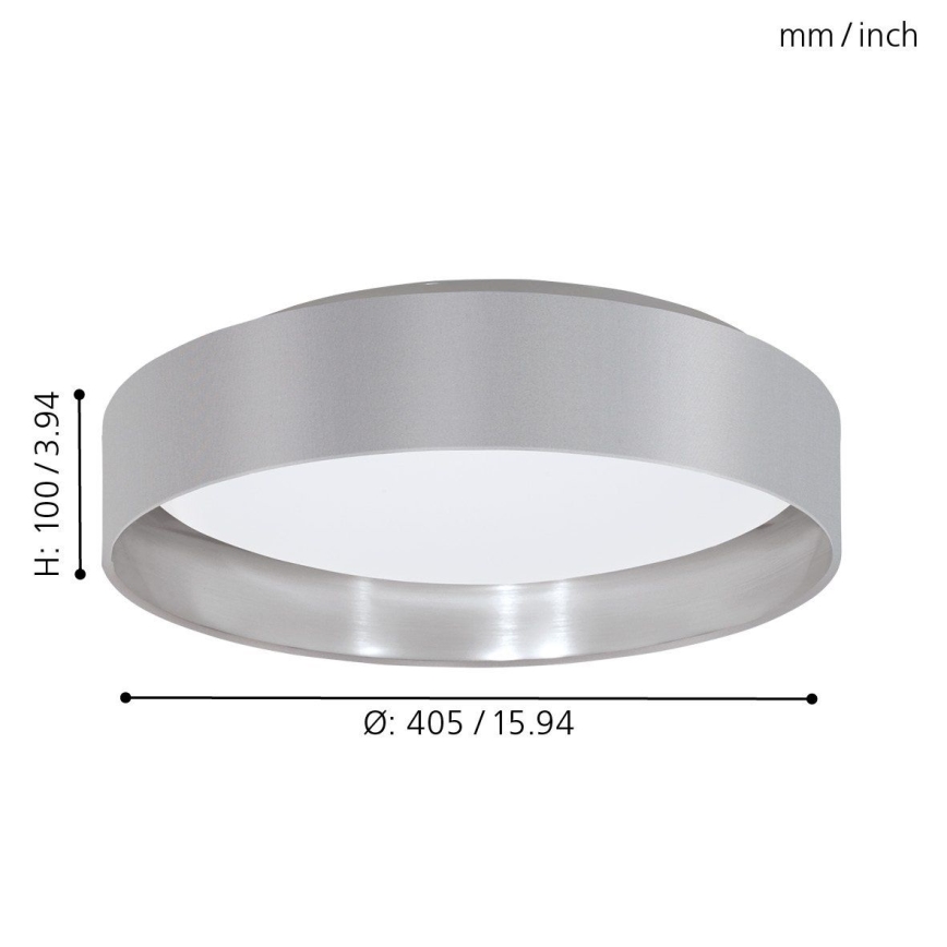 Eglo 31623 - Plafoniera LED MASERLO 1xLED/16W/230V