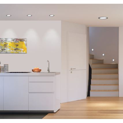 Eglo 31676 - Plafonnier encastré LED FUEVA 1 1xLED/18W/230V Ø 22,5 cm