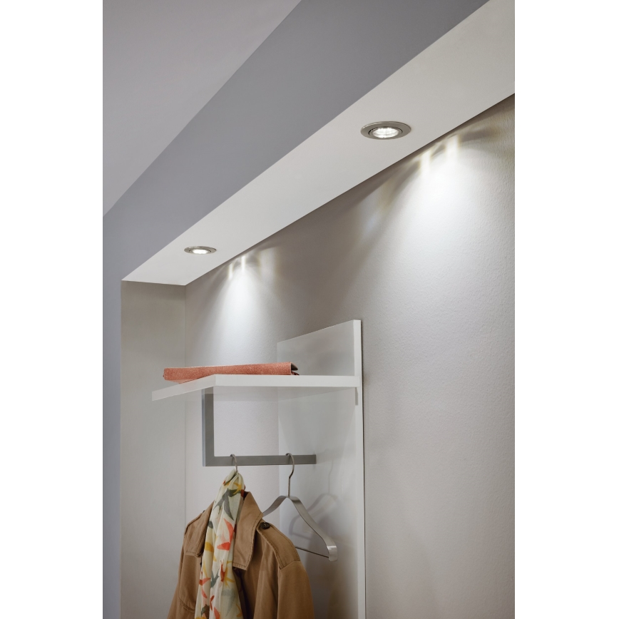 Eglo - Set di 3 faretti da incasso LED TEDO 1x GU10-LED/5W/230V