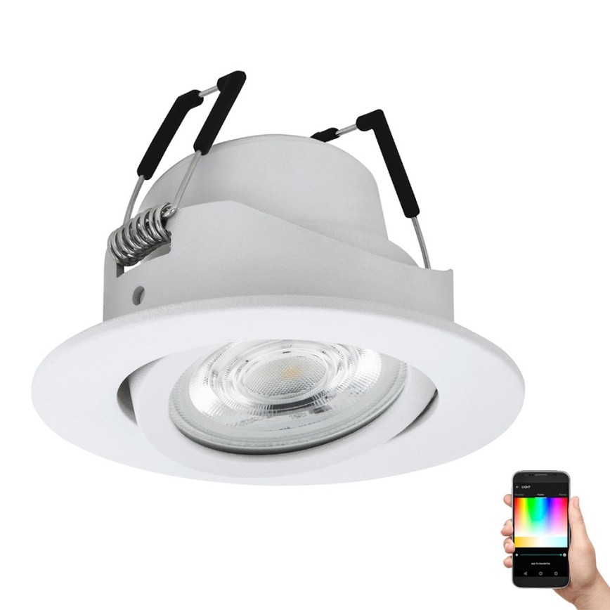 Eglo 31696 - LED RGBW Lampada da incasso dimmerabile SALICETO-Z LED/4,7W/230V 2700-6500K bianco