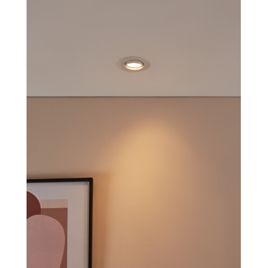 Eglo 31696 - LED RGBW Lampada da incasso dimmerabile SALICETO-Z LED/4,7W/230V 2700-6500K bianco