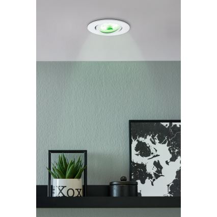 Eglo 31696 - LED RGBW Lampada da incasso dimmerabile SALICETO-Z LED/4,7W/230V 2700-6500K bianco