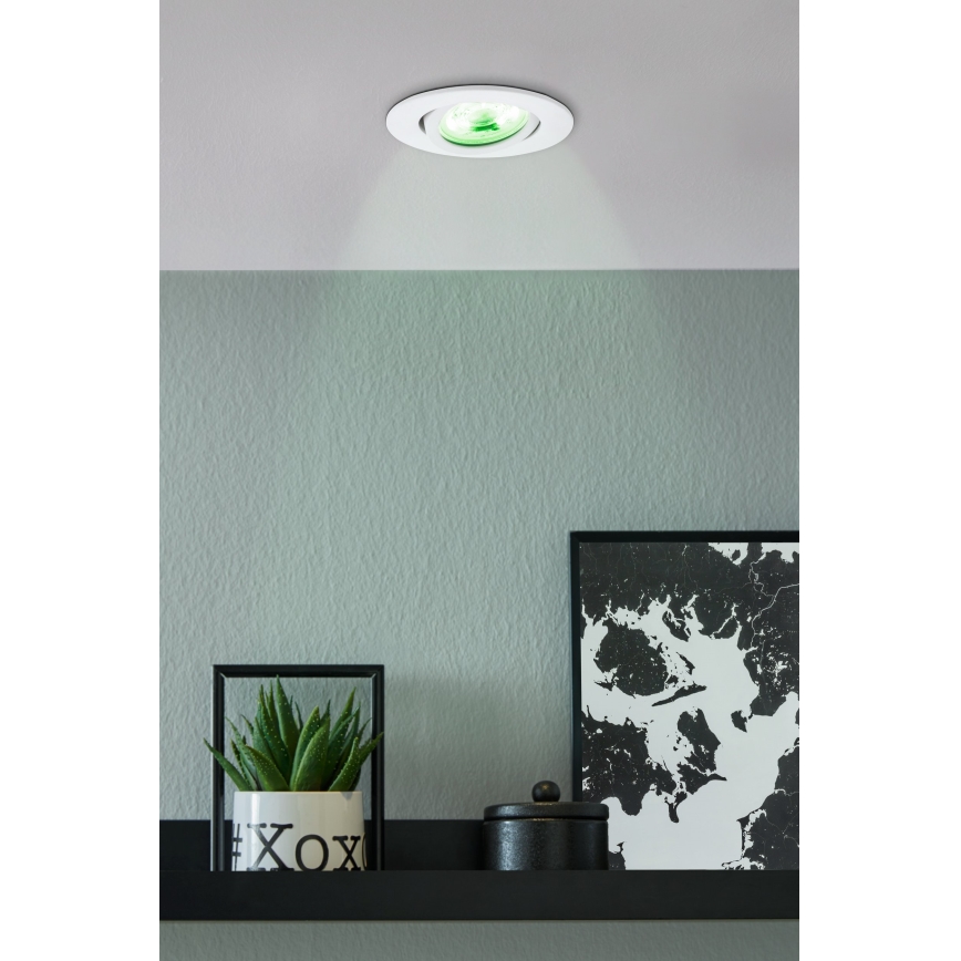 Eglo 31696 - LED RGBW Lampada da incasso dimmerabile SALICETO-Z LED/4,7W/230V 2700-6500K bianco