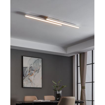 Eglo 31713 - Plafonier RGBW à intensité variable SALITERAS-Z LED/20,4W/230V 2700-6500K blanc