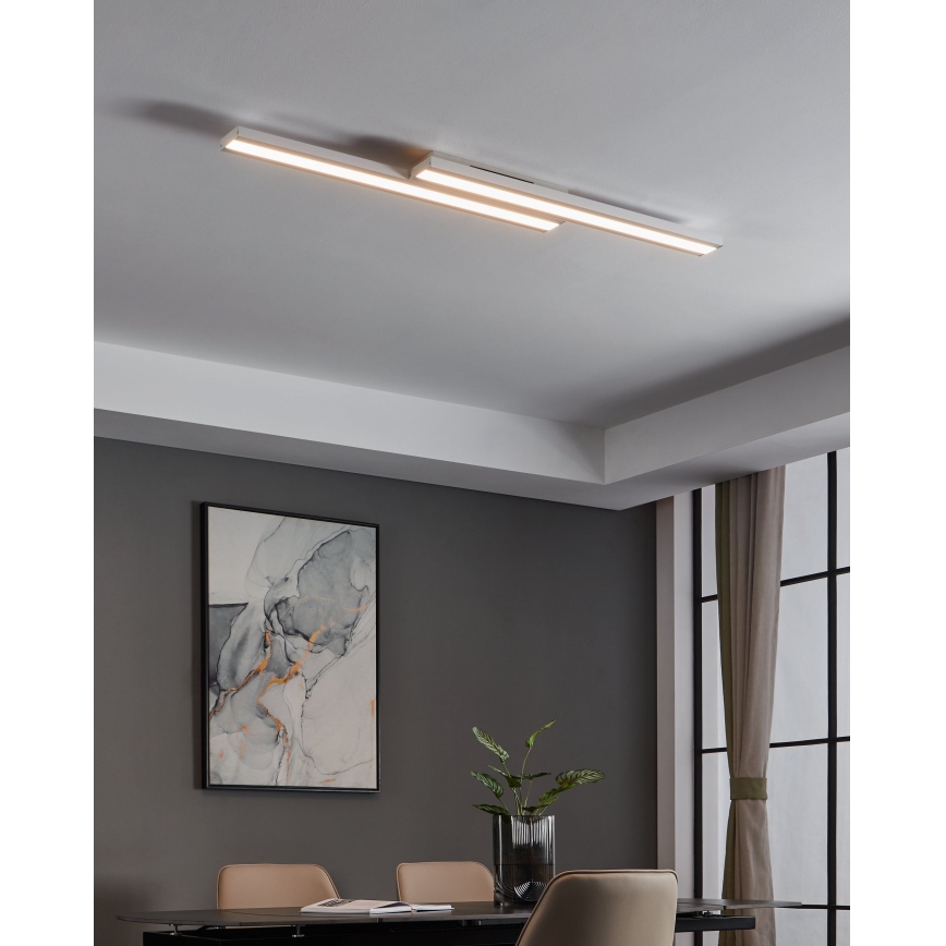 Eglo 31713 - Plafonier RGBW à intensité variable SALITERAS-Z LED/20,4W/230V 2700-6500K blanc