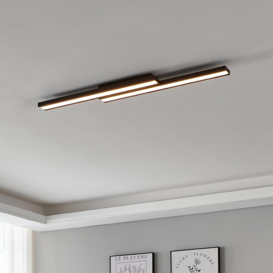 Eglo 31715 - Lampada da soffitto dimmerabile LED RGBW SALITERAS-Z LED/20,4W/230V 2700-6500K nero