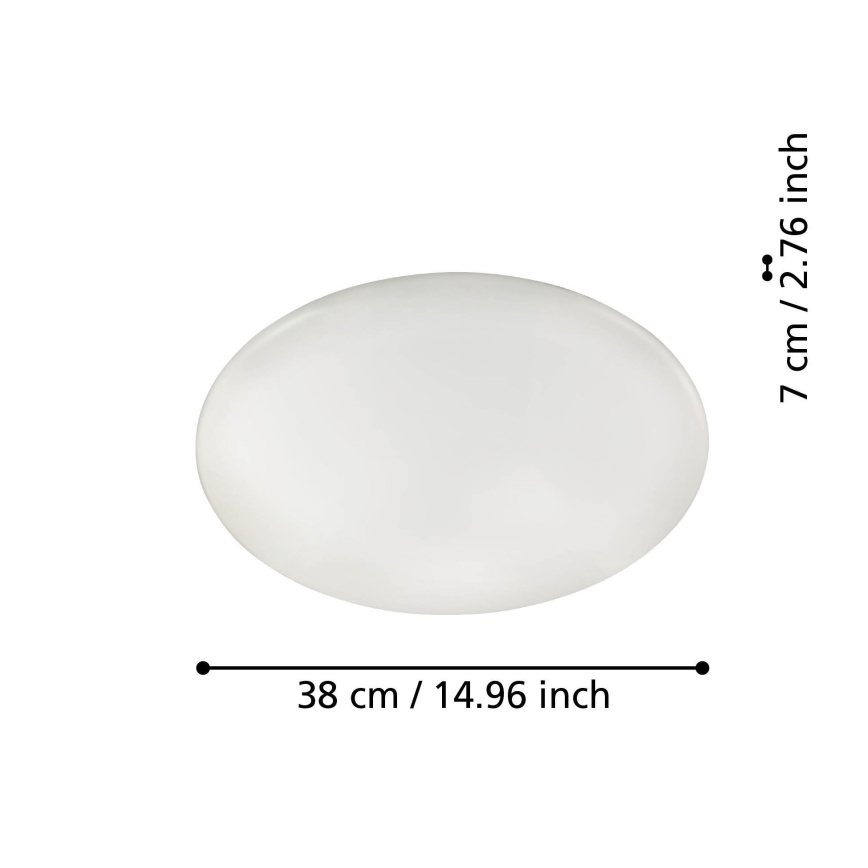 Eglo 31737 - Plafonnier à intensité variable TOTARI-Z LED/19,2W/230V 2700-6500K blanc