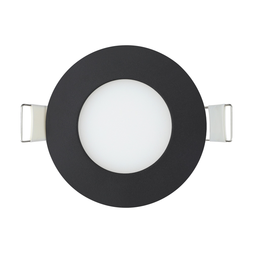 Eglo 31743 - LOT 3x Spot encastrable de salle de bain à intensité variable FUEVA-Z 1xLED/2,8W/230V 2700-6500 IP44 noir