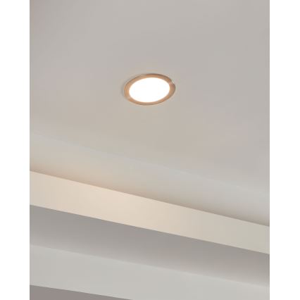 Eglo 31746 - Spot encastrable de salle de bain à intensité variable FUEVA-Z LED/10,5W/230V 2700-6500K IP44 chrome