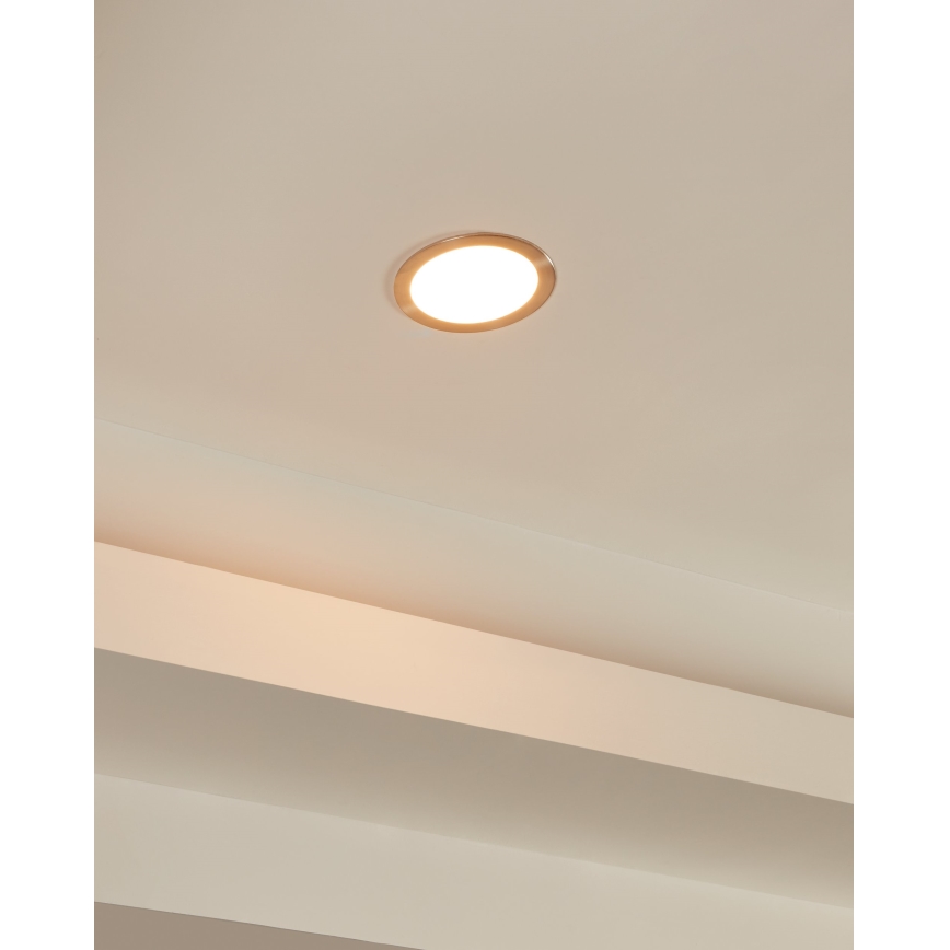 Eglo 31746 - Spot encastrable de salle de bain à intensité variable FUEVA-Z LED/10,5W/230V 2700-6500K IP44 chrome