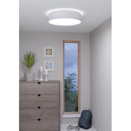 Eglo 31766 - Plafonnier LED RGBW dimmable ROMAO-Z LED/35W/230V 2700-6500K Ø 57 cm blanc